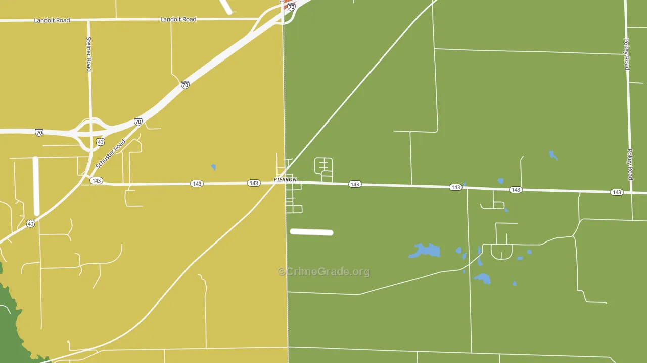 62273, IL Map of Theft Rates