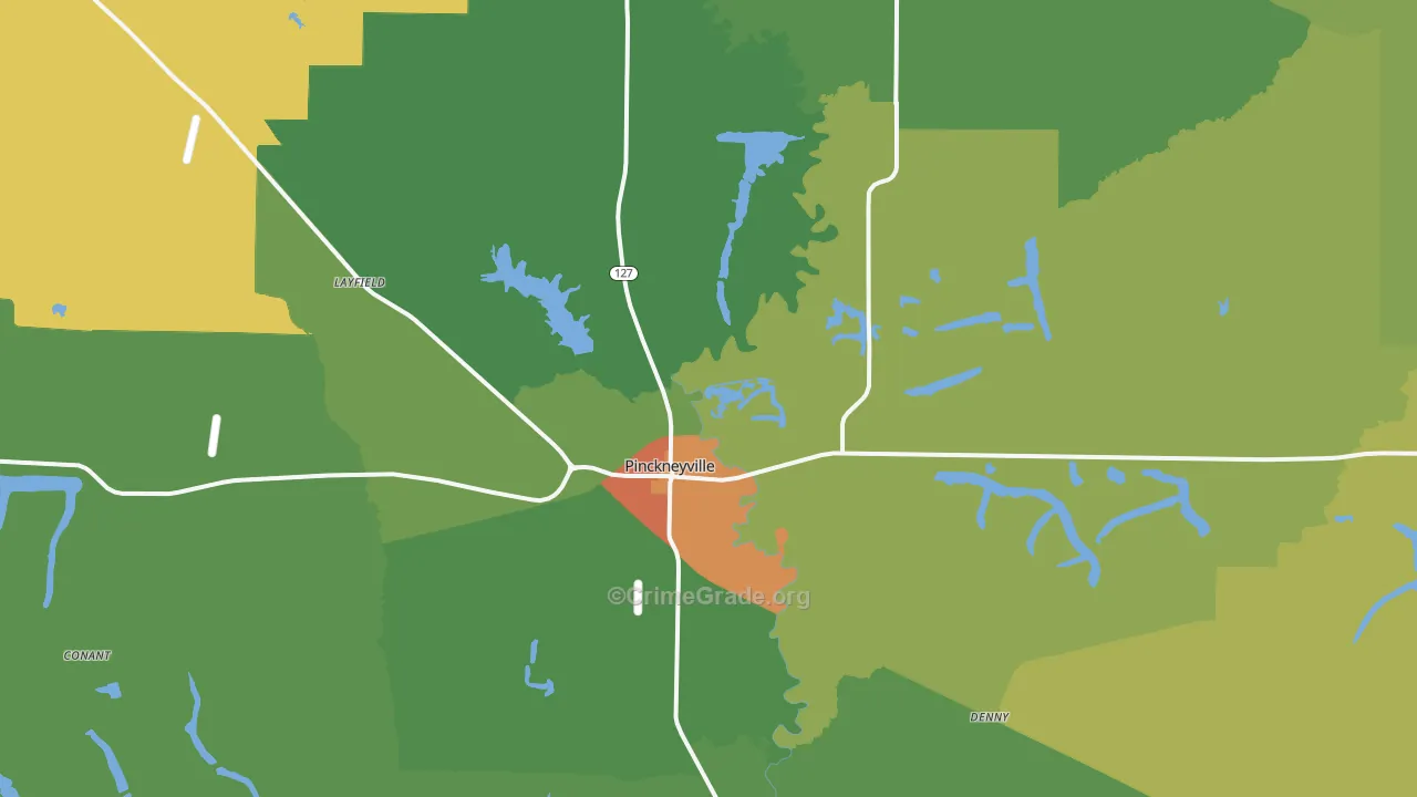 62274, IL Map of Theft Rates