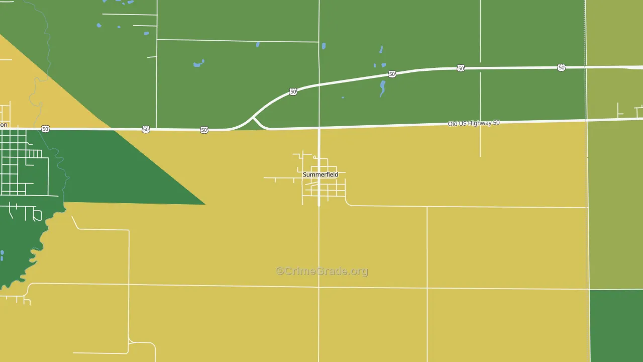 62289, IL Map of Theft Rates