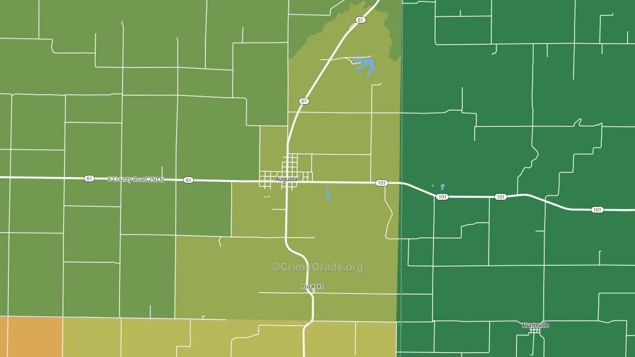 62311, IL Map of Theft Rates