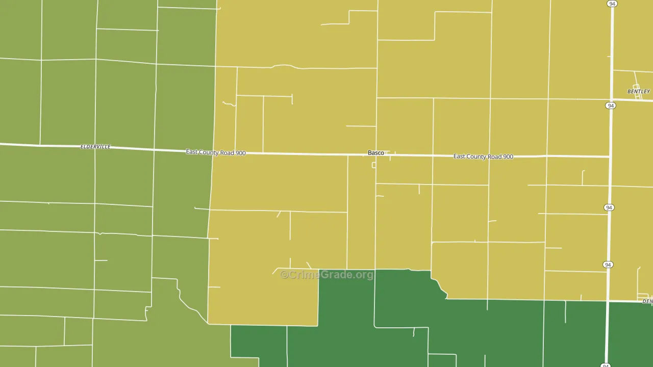 62313, IL Map of Theft Rates