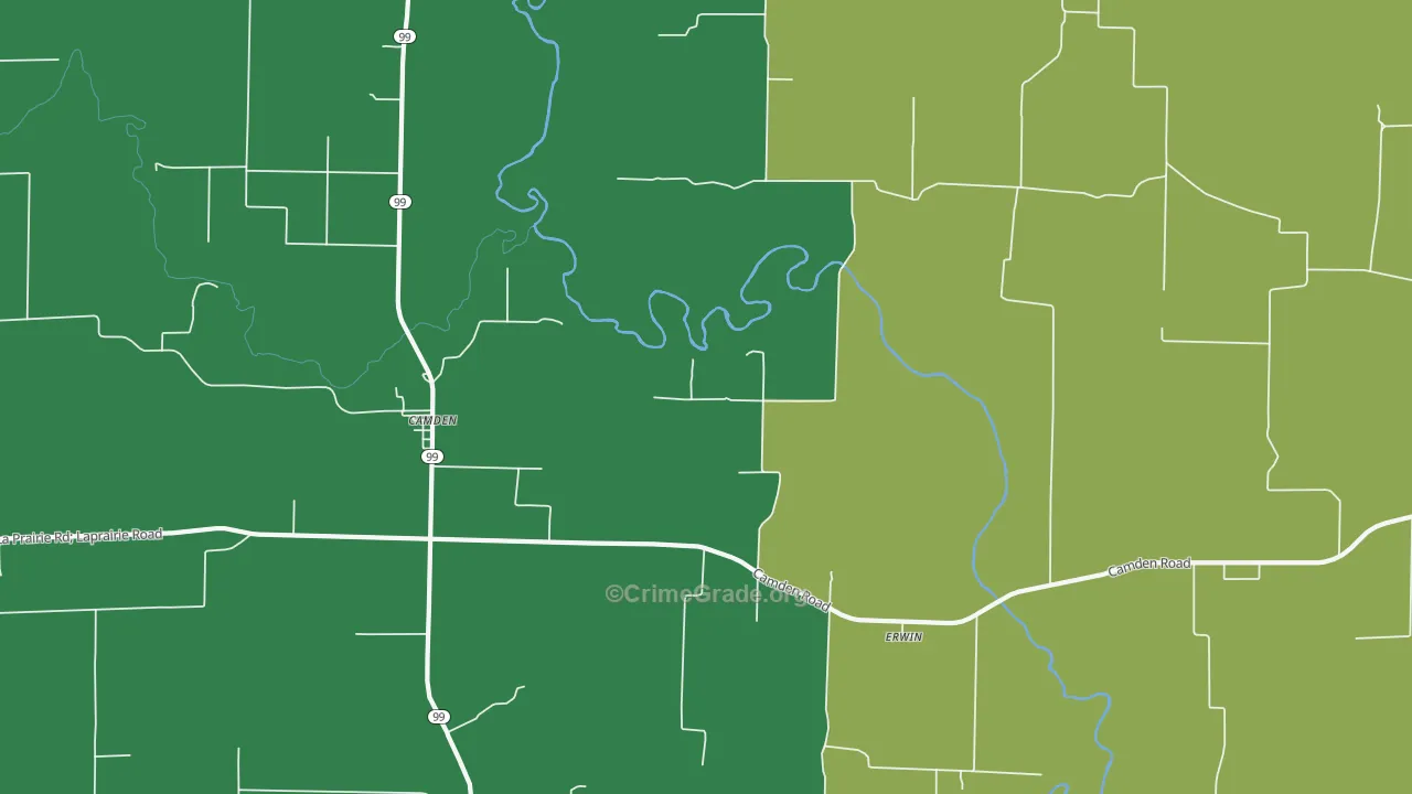 62319, IL Map of Theft Rates