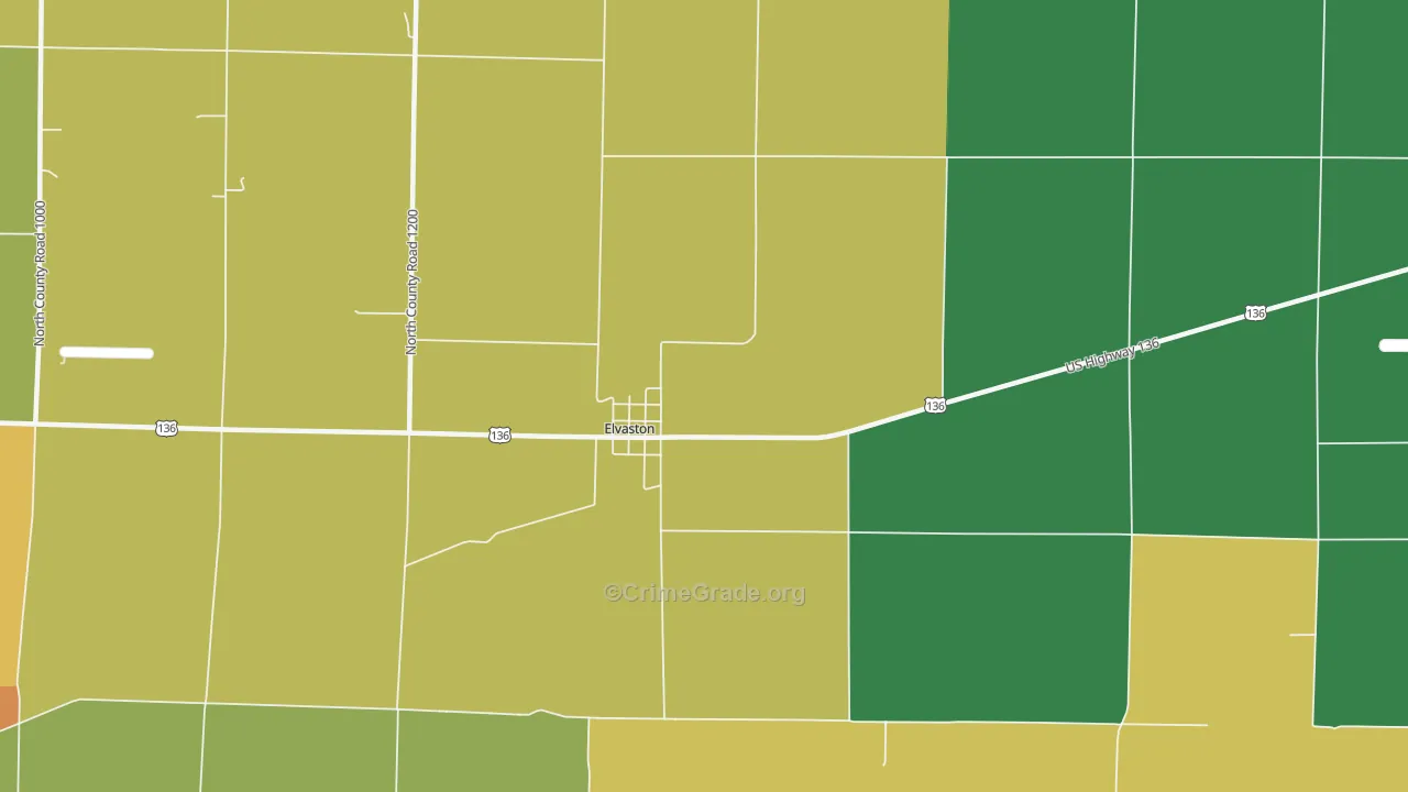 62334, IL Map of Theft Rates