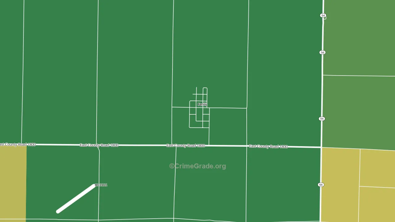 62336, IL Map of Theft Rates