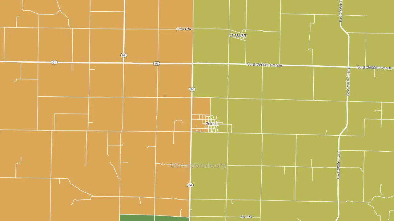 62339, IL Map of Theft Rates
