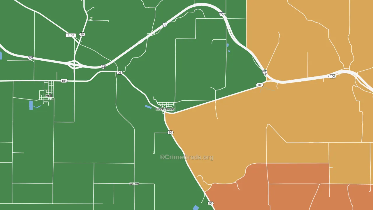 62345, IL Map of Theft Rates