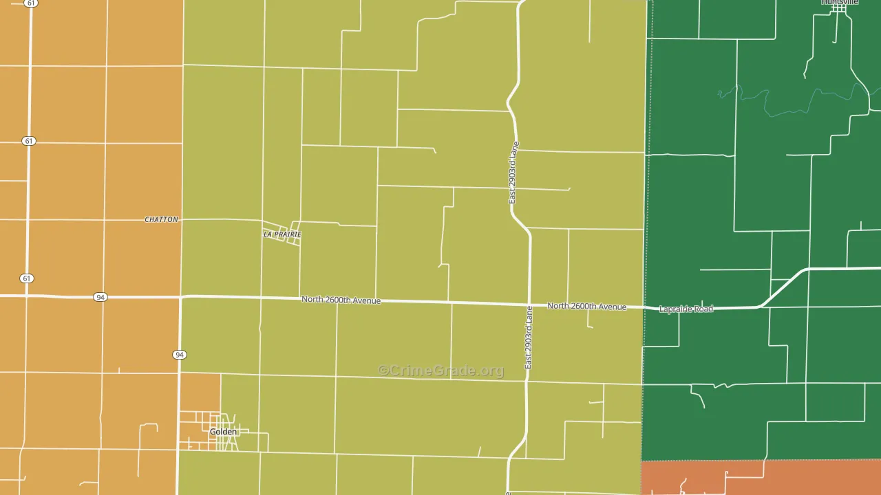 62346, IL Map of Theft Rates