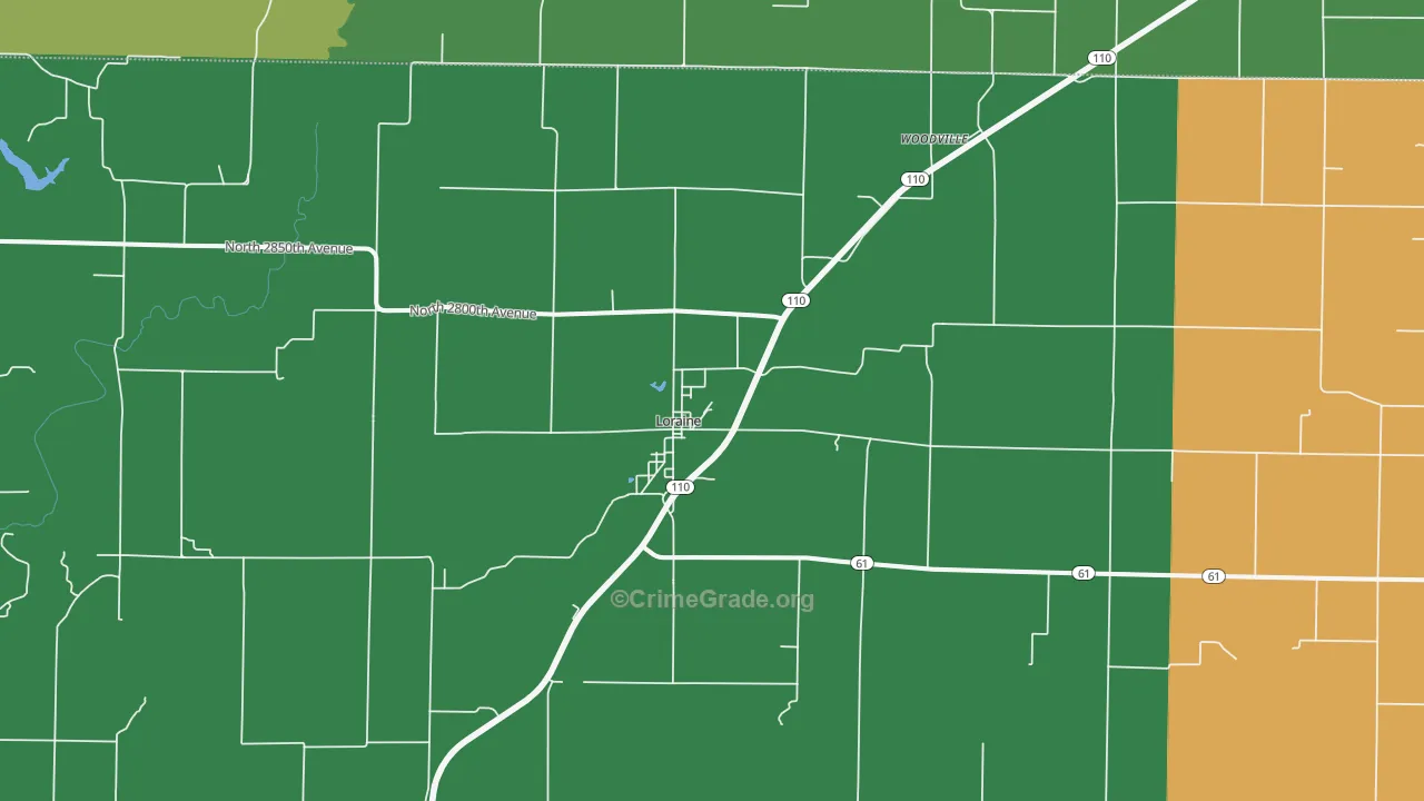 62349, IL Map of Theft Rates