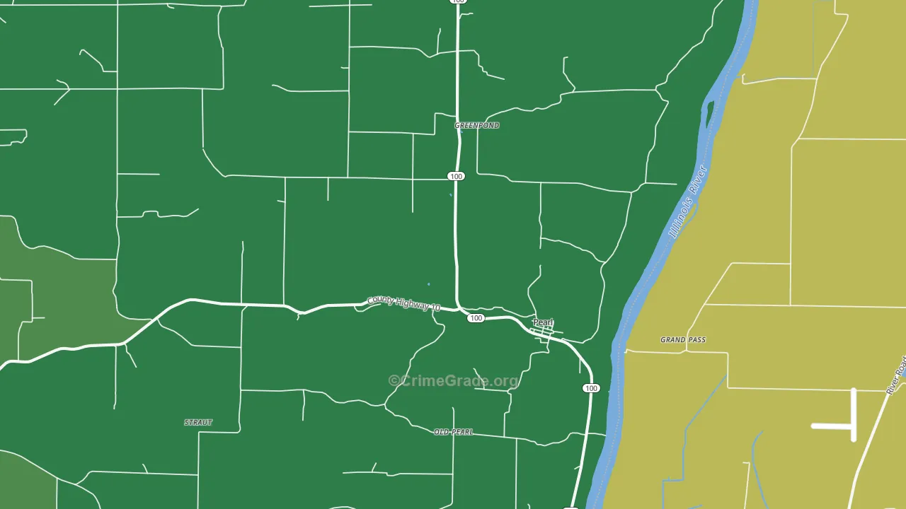 62361, IL Map of Theft Rates