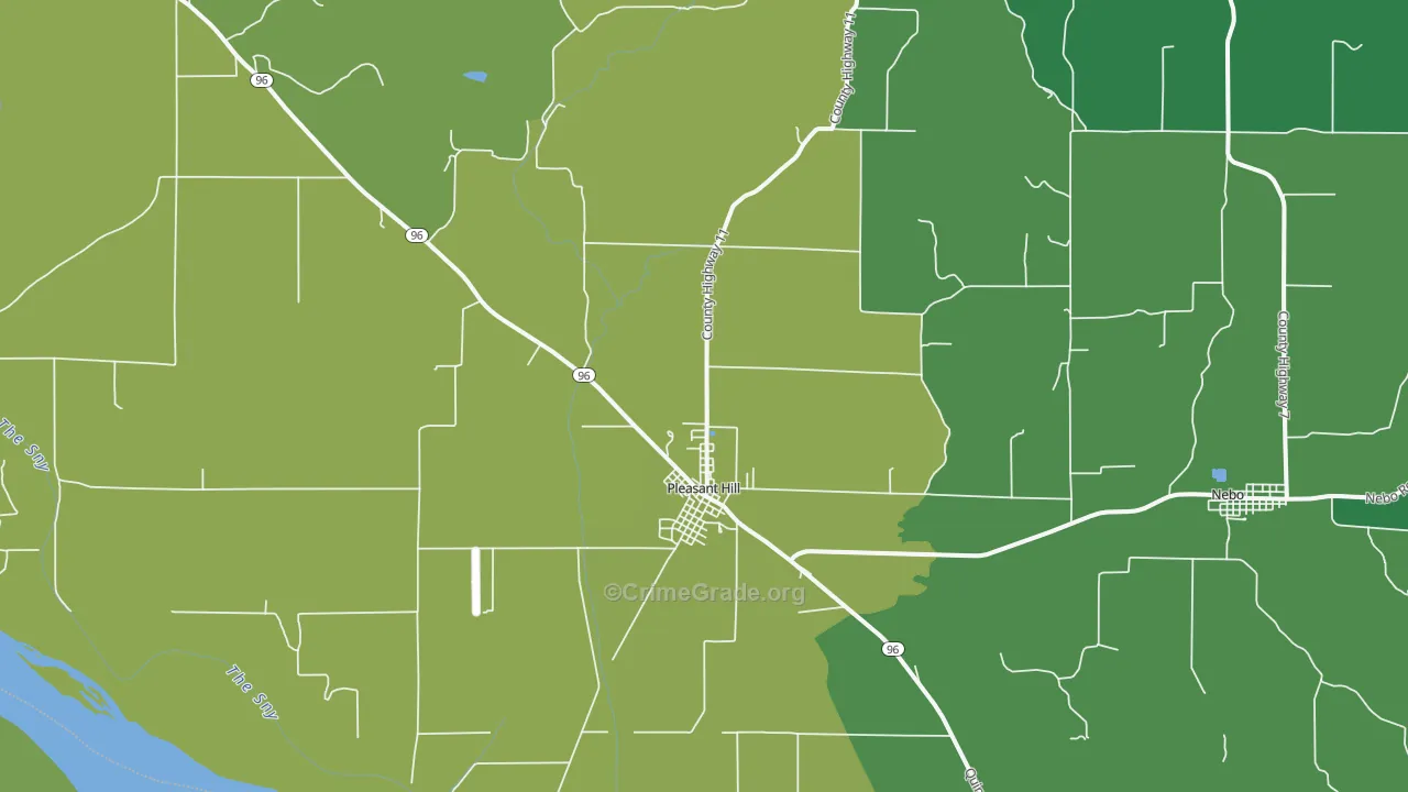 62366, IL Map of Theft Rates