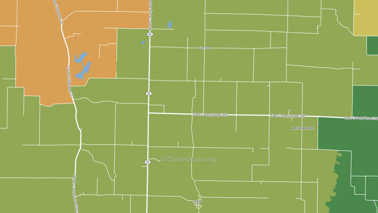 62373, IL Map of Theft Rates