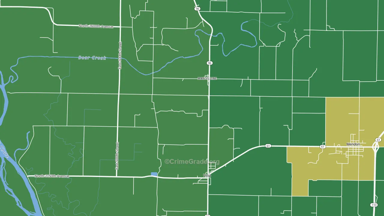 62376, IL Map of Theft Rates