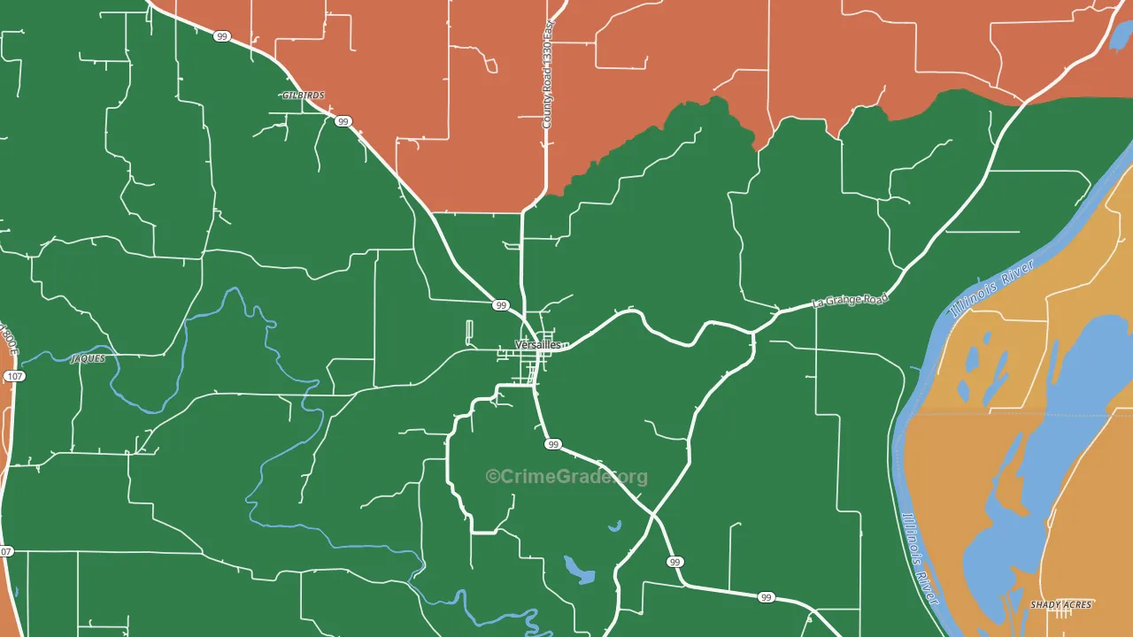 62378, IL Map of Theft Rates