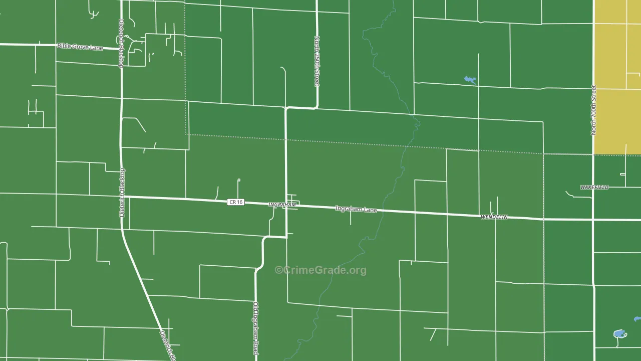 62434, IL Map of Theft Rates