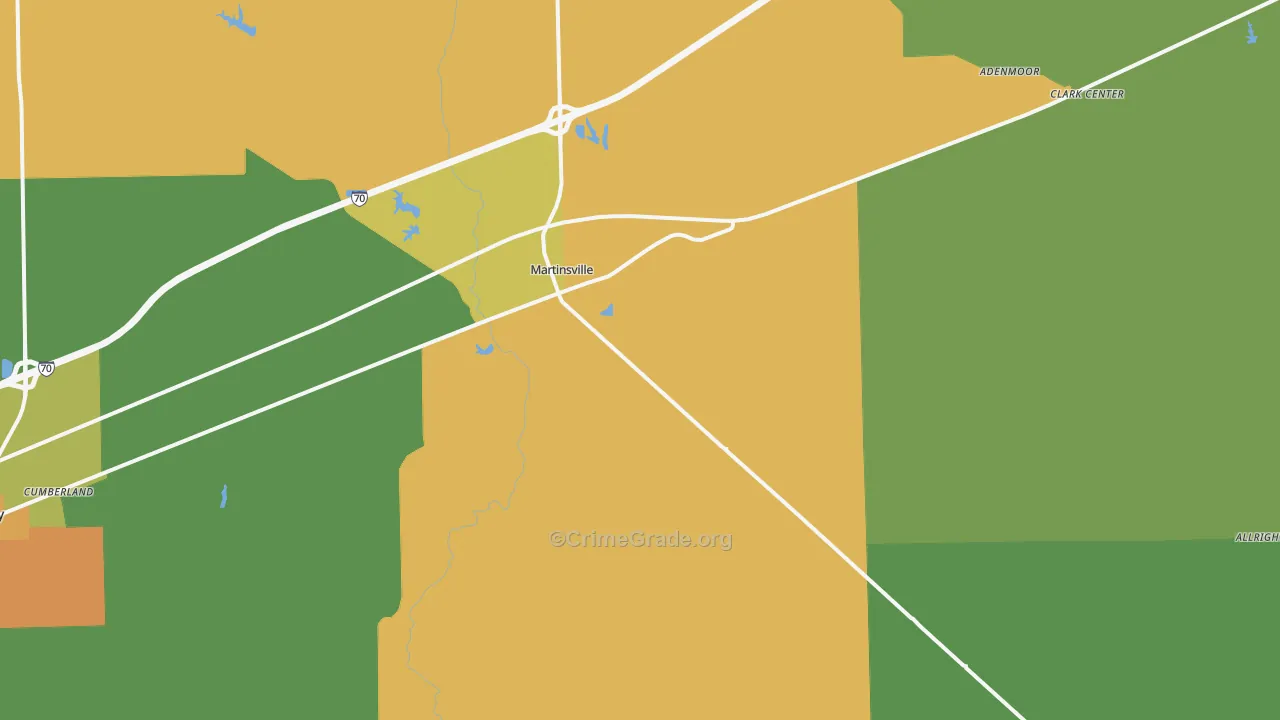 62442, IL Map of Theft Rates