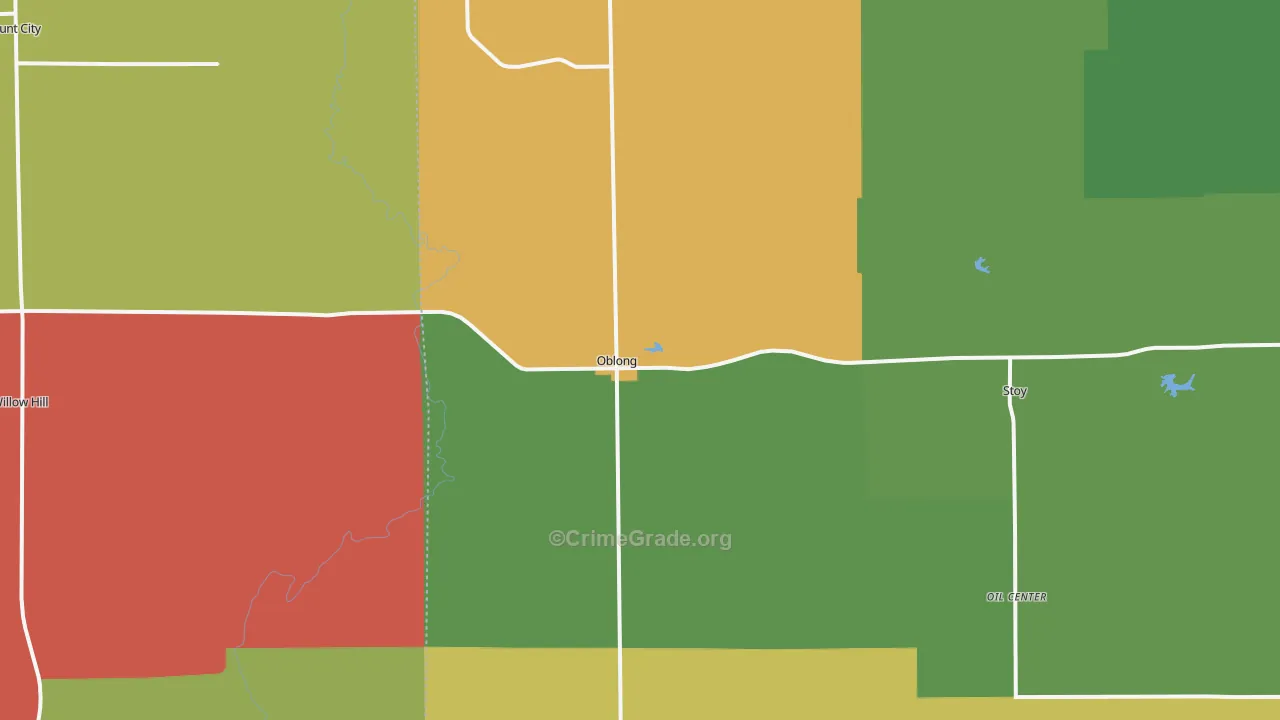 62449, IL Map of Theft Rates