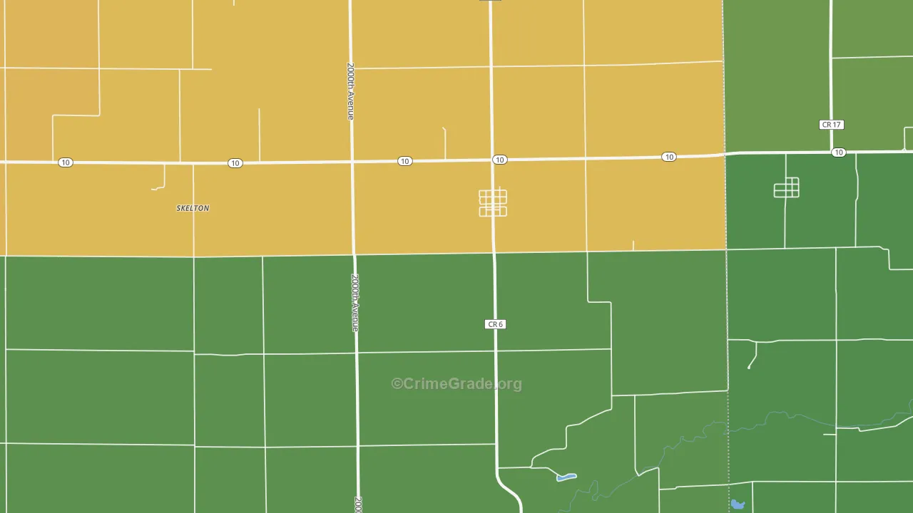 62512, IL Map of Theft Rates