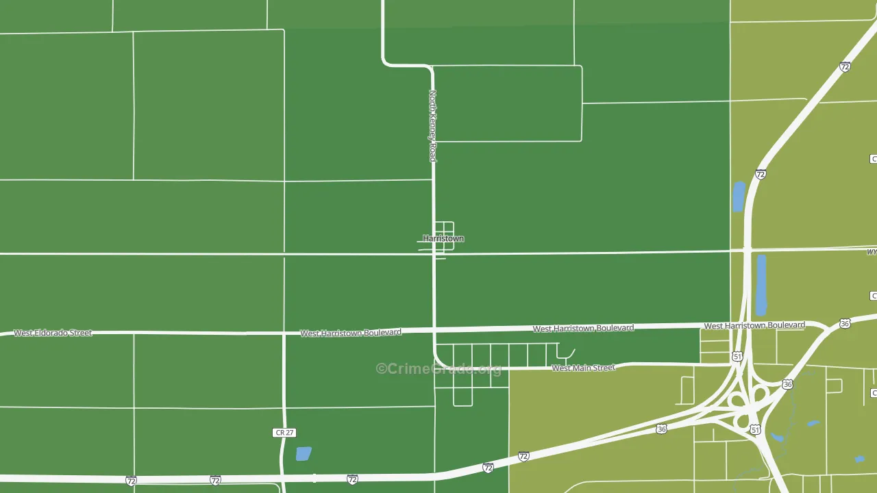 62537, IL Map of Theft Rates