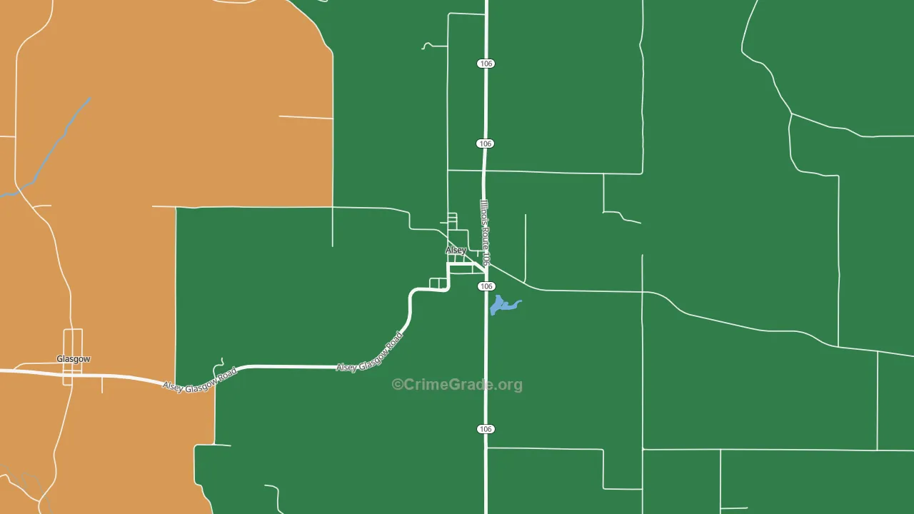 62610, IL Map of Theft Rates