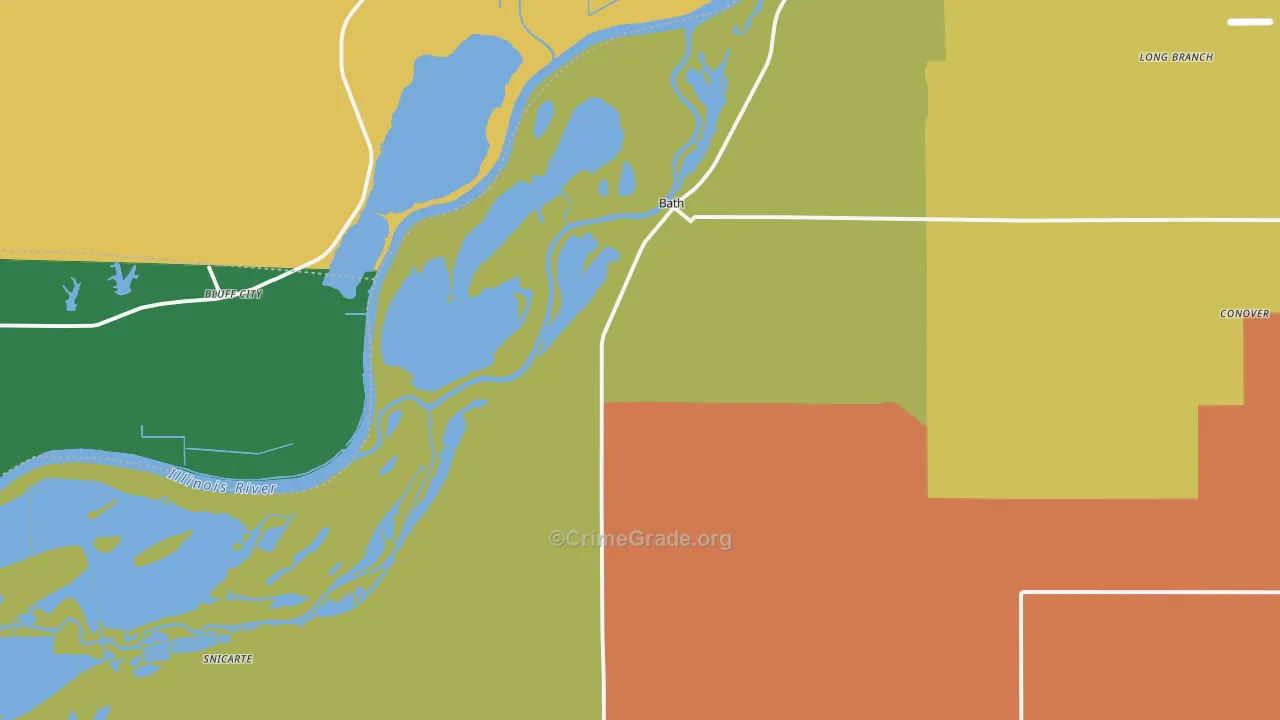 62617, IL Map of Theft Rates
