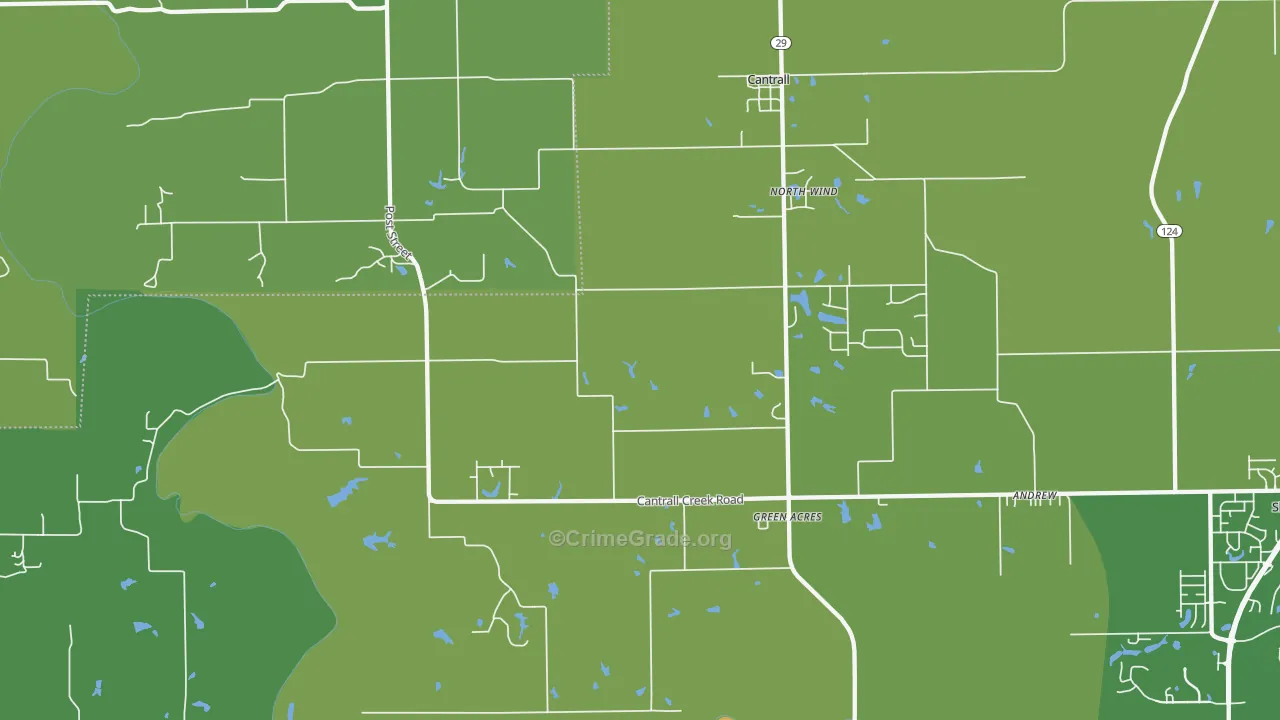 62625, IL Map of Theft Rates