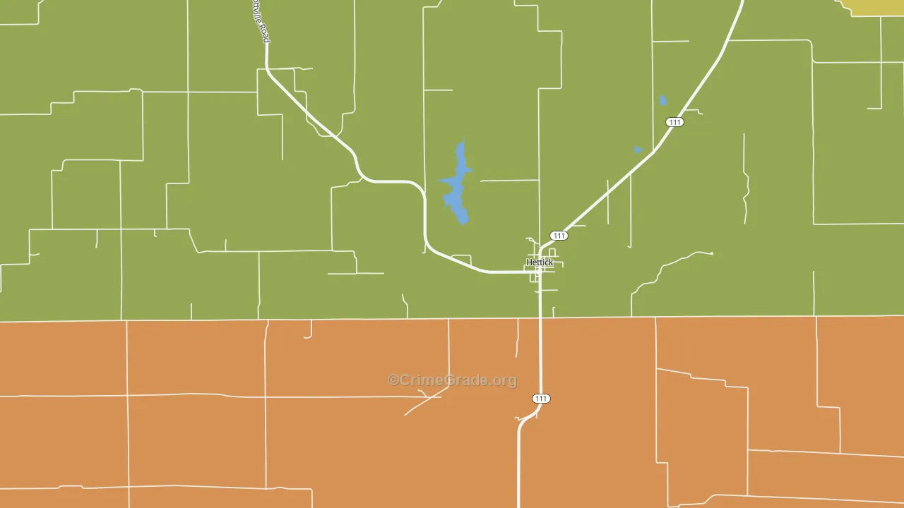 62649, IL Map of Theft Rates
