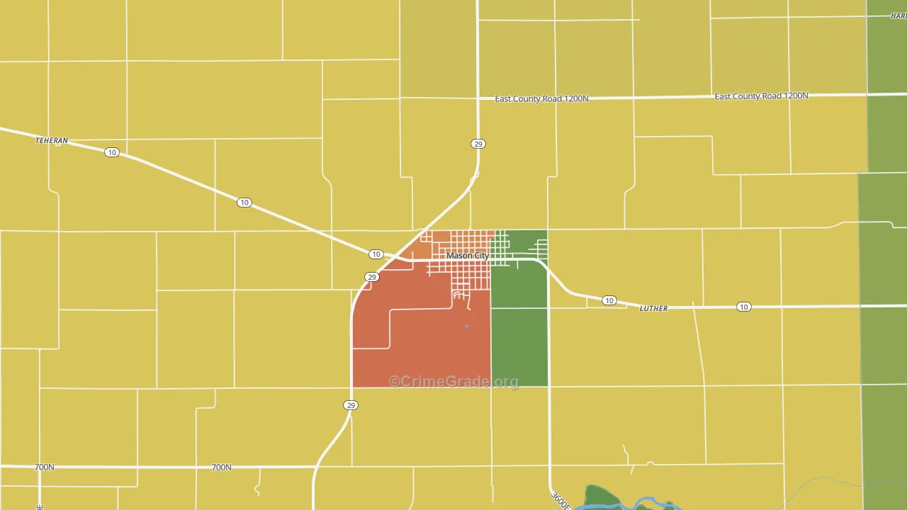 62664, IL Map of Theft Rates
