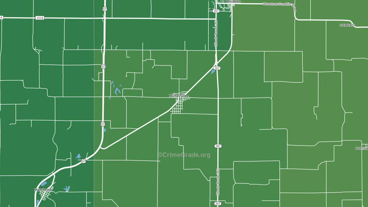 62668, IL Map of Theft Rates