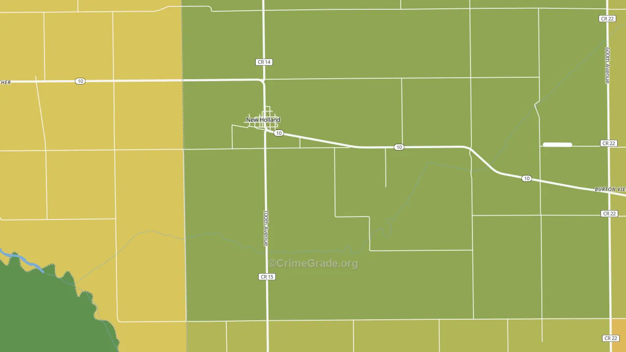 62671, IL Map of Theft Rates