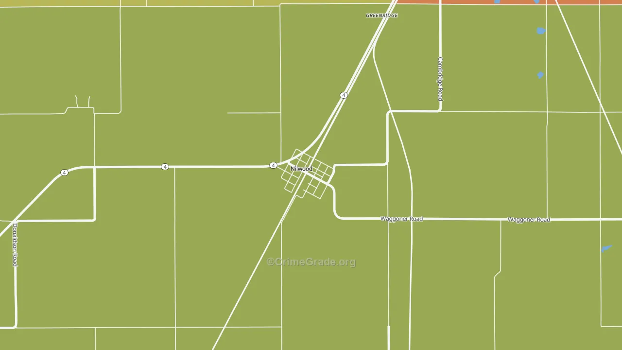 62672, IL Map of Theft Rates
