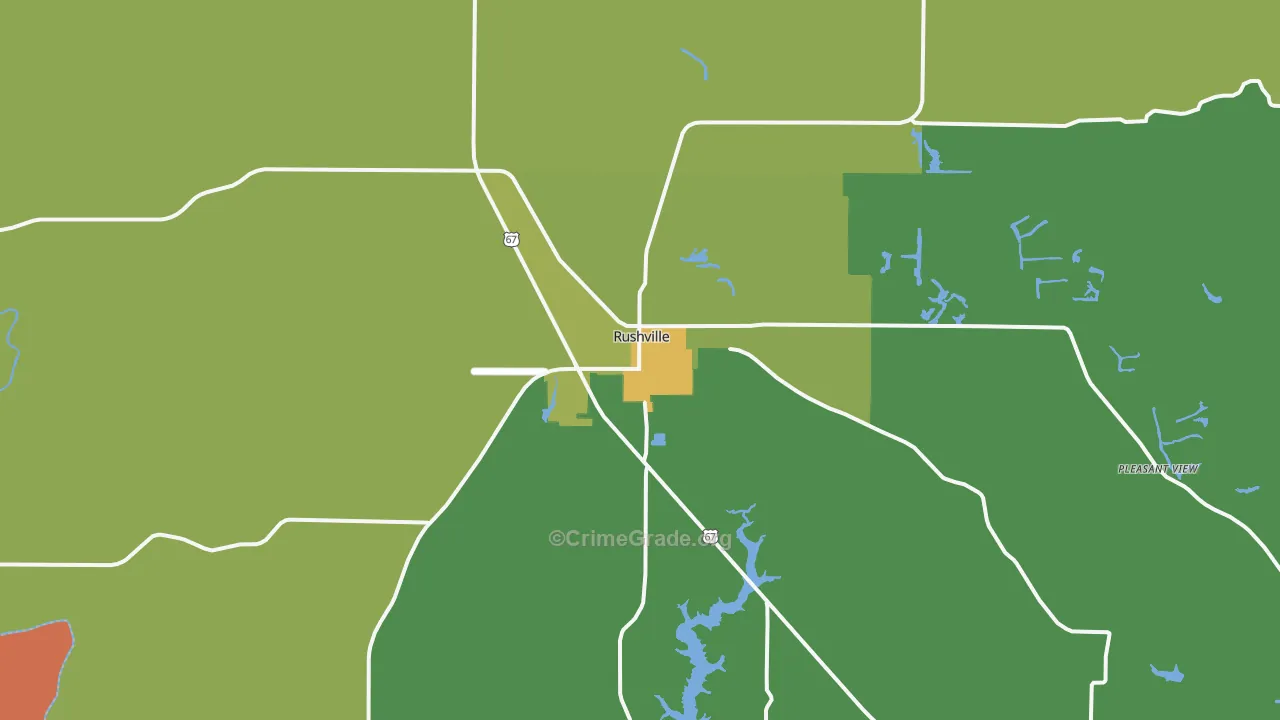 62681, IL Map of Theft Rates