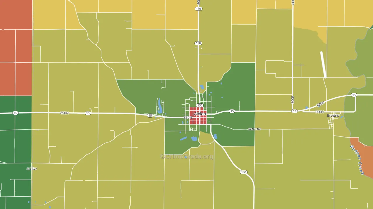 62806, IL Map of Theft Rates