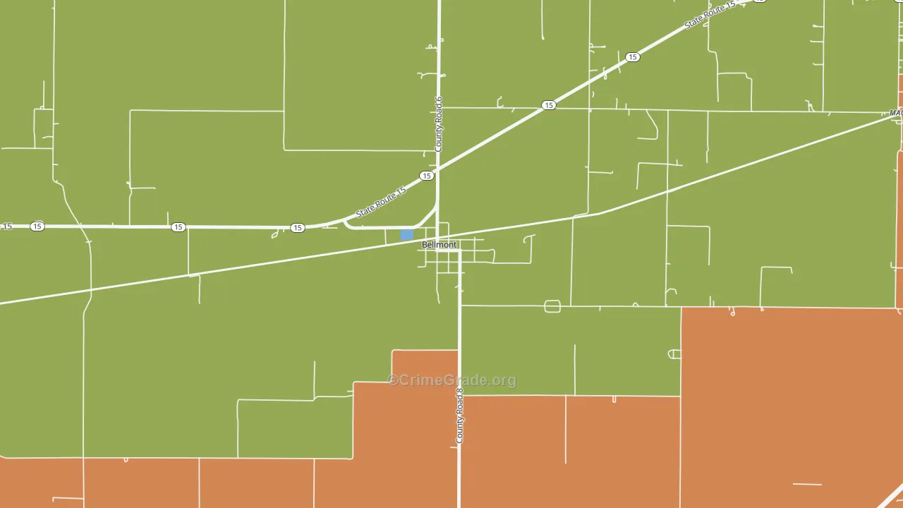 62811, IL Map of Theft Rates
