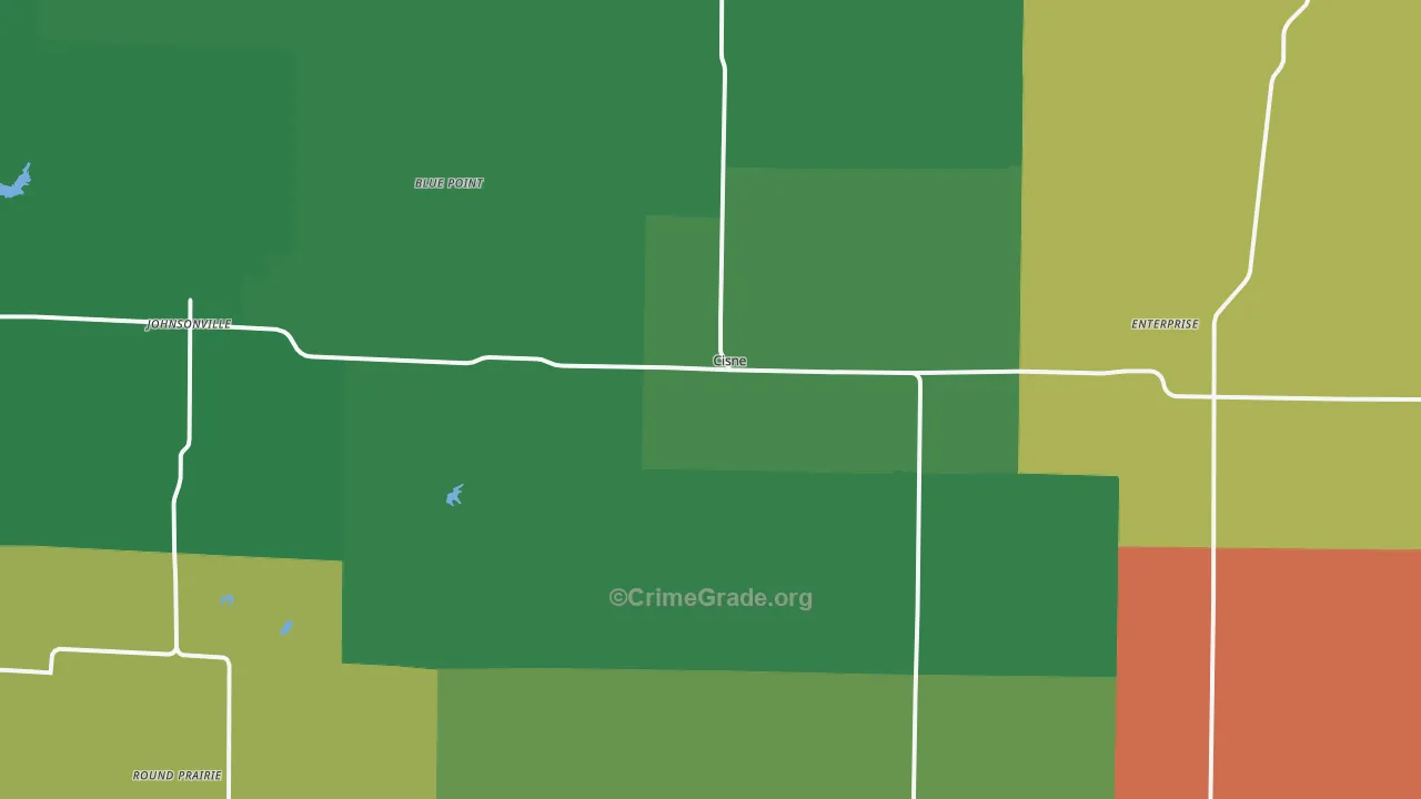 62823, IL Map of Theft Rates