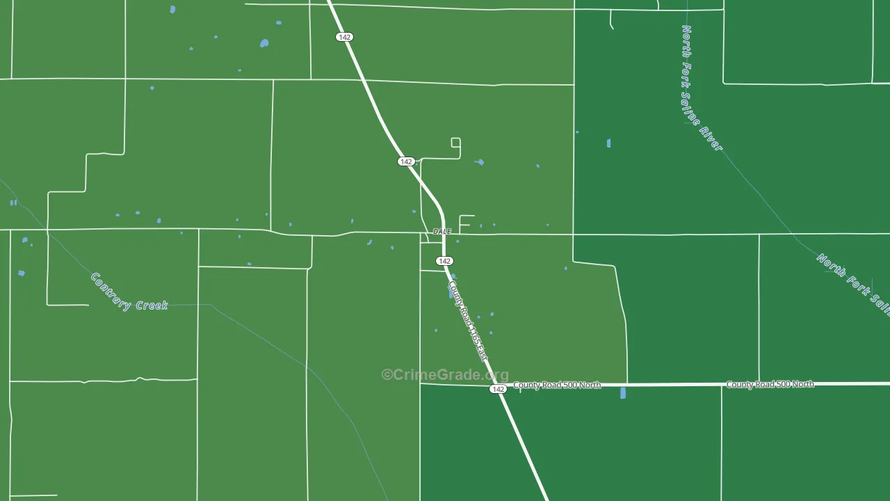 62829, IL Map of Theft Rates