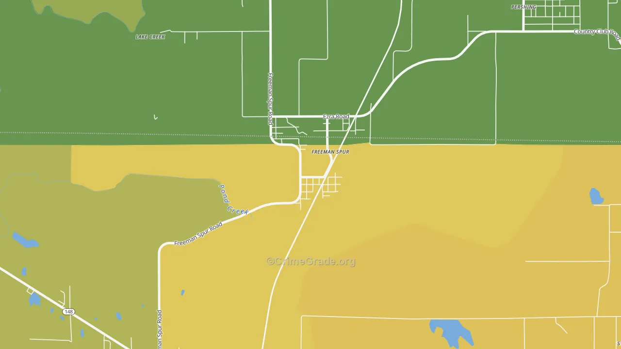 62841, IL Map of Theft Rates