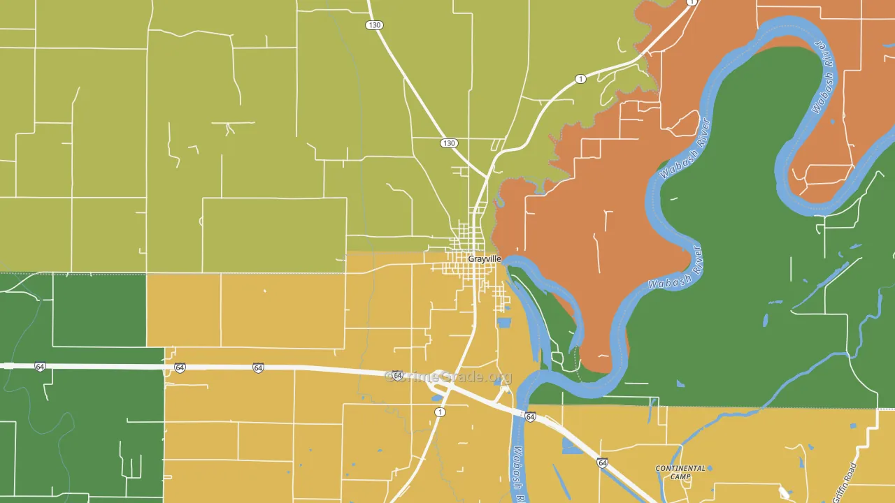 62844, IL Map of Theft Rates