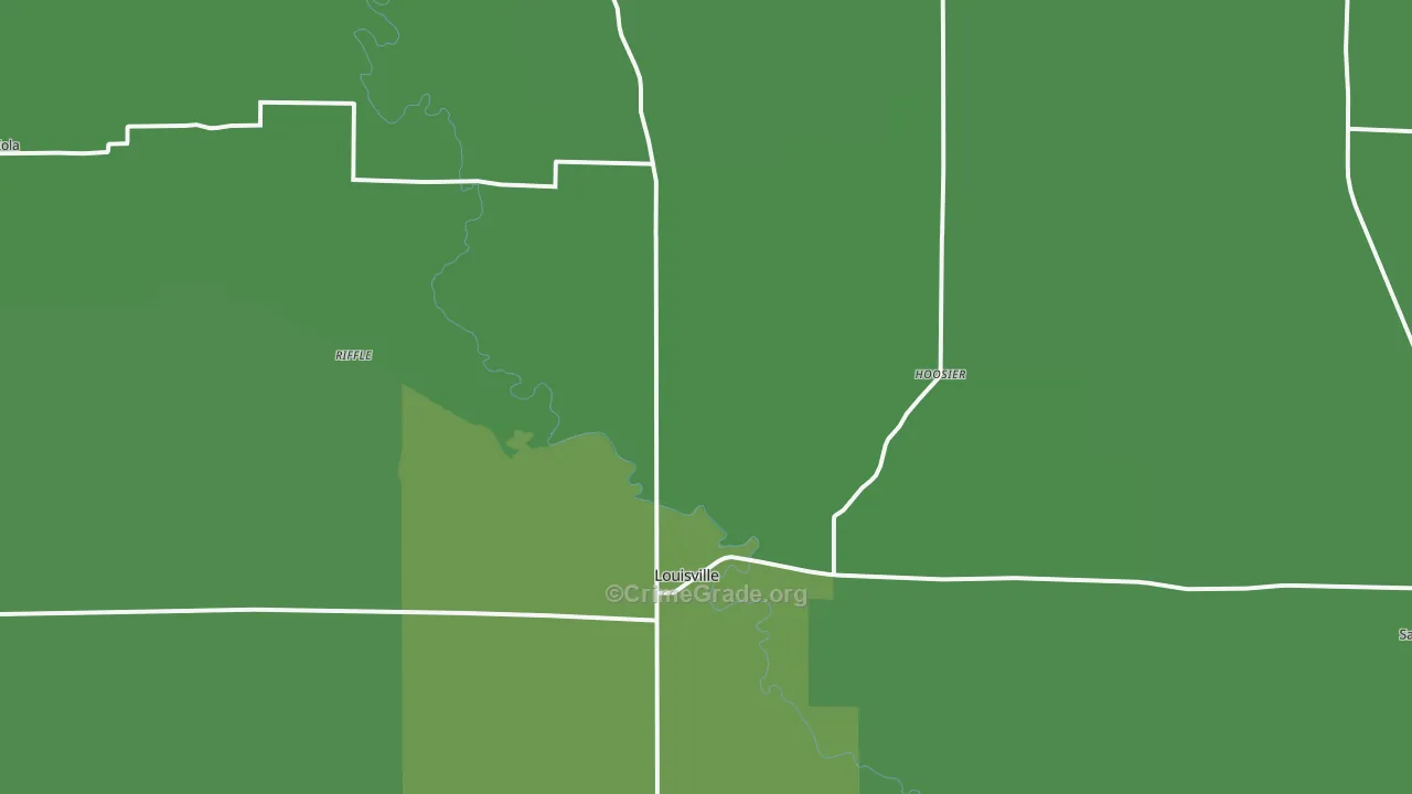 62858, IL Map of Theft Rates