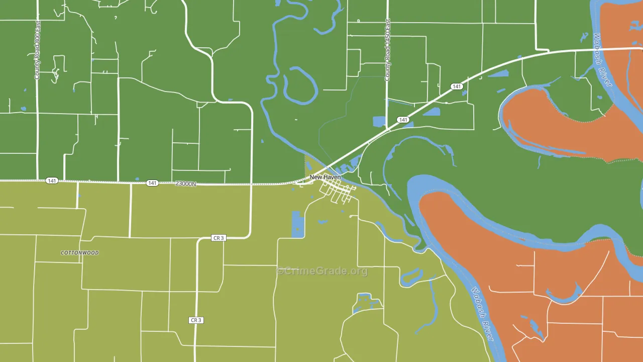 62867, IL Map of Theft Rates