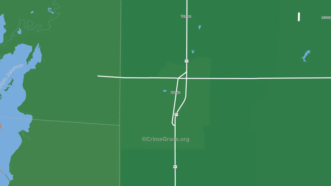 62875, IL Map of Theft Rates