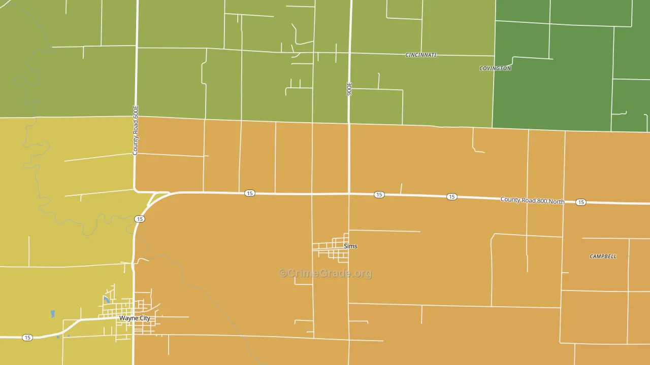 62886, IL Map of Theft Rates