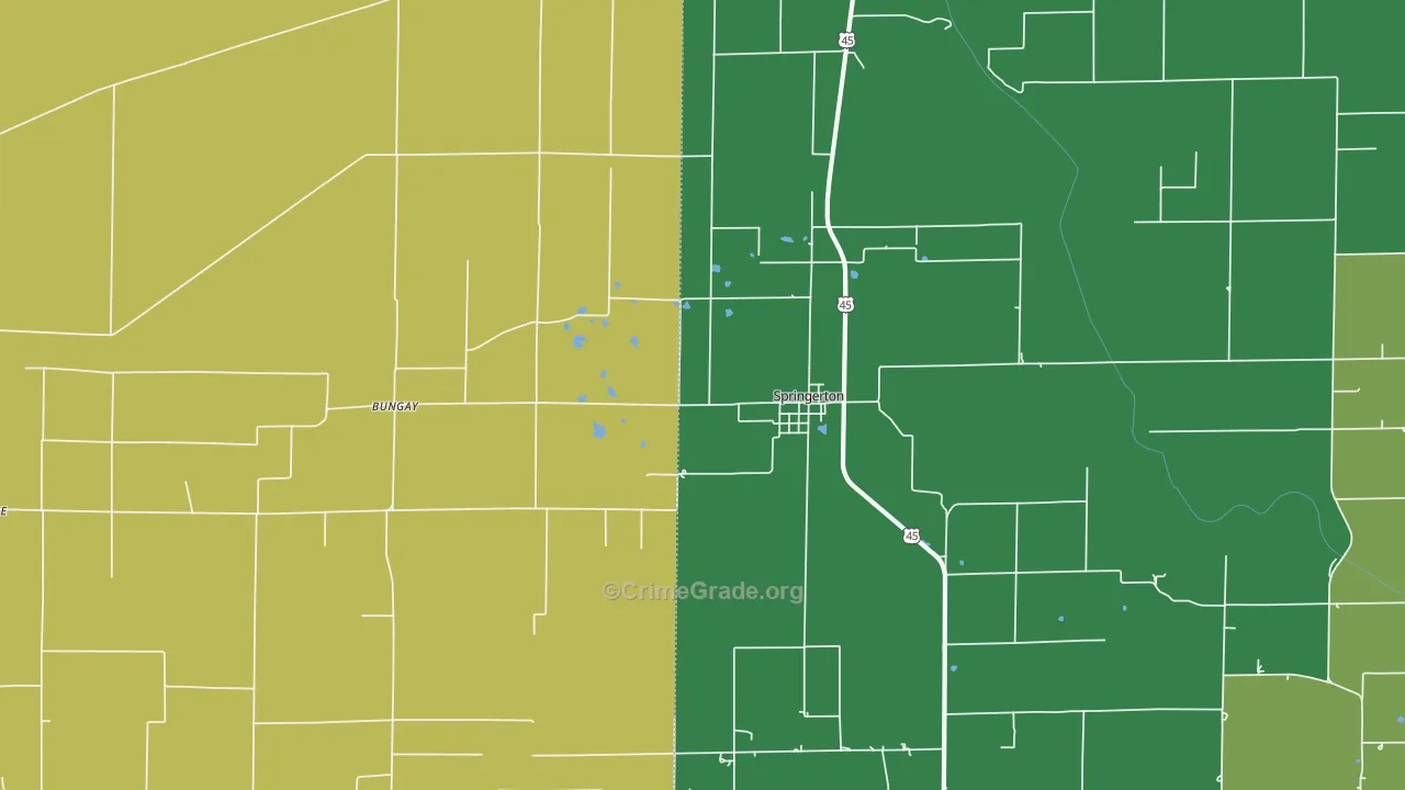 62887, IL Map of Theft Rates