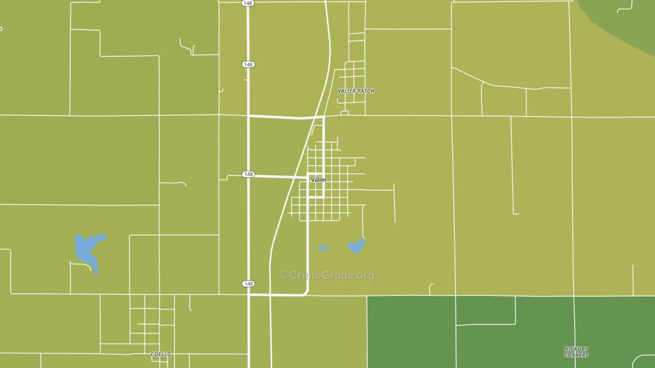 62891, IL Map of Theft Rates