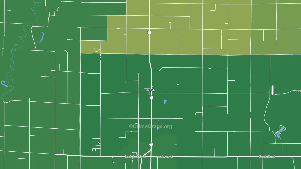 62892, IL Map of Theft Rates