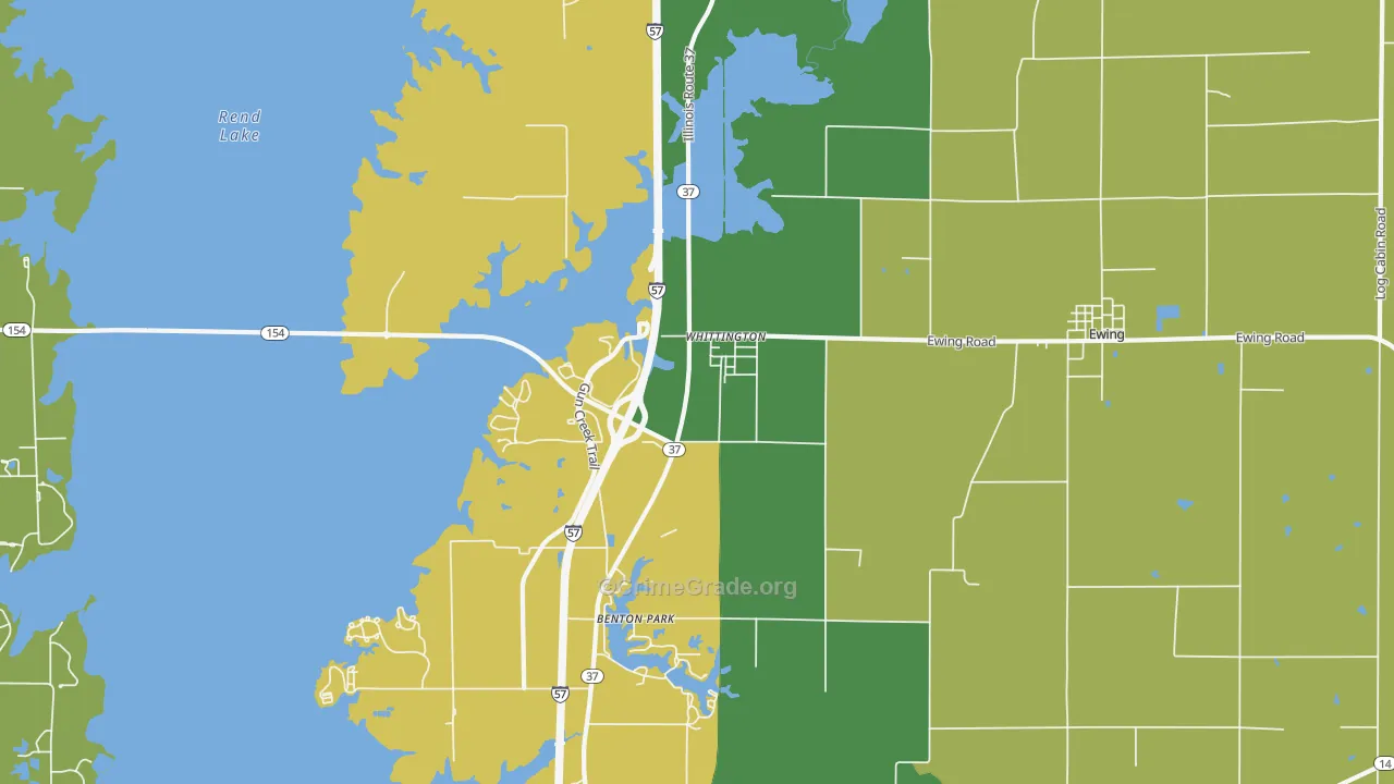 62897, IL Map of Theft Rates