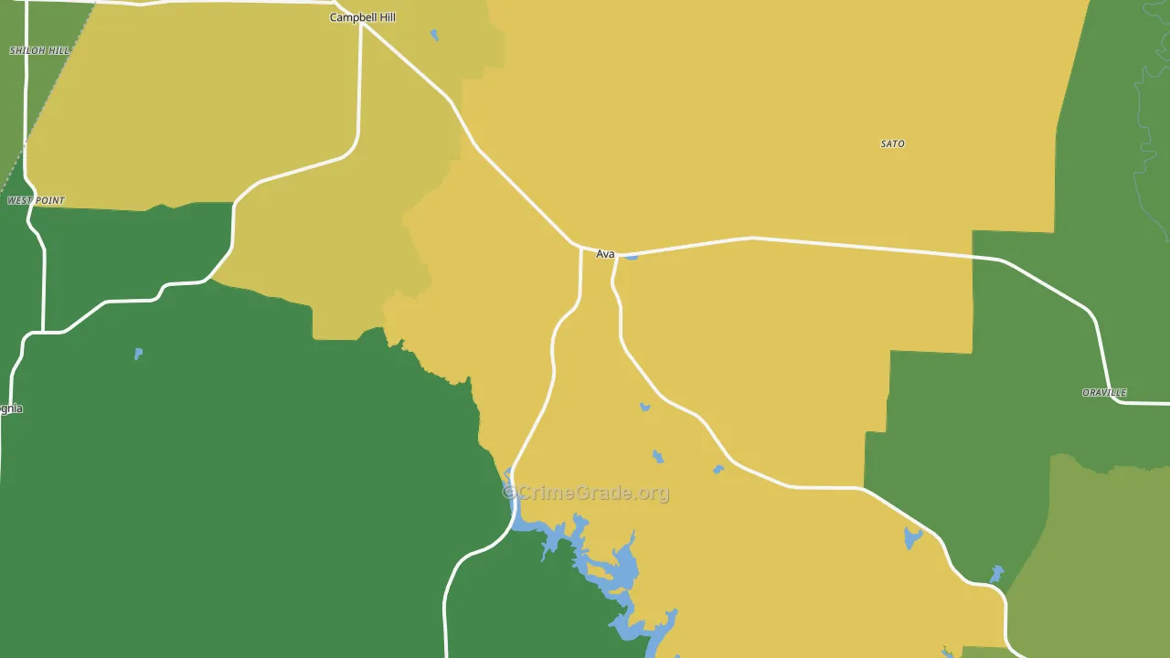 62907, IL Map of Theft Rates