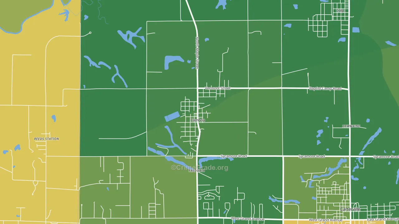 62915, IL Map of Theft Rates
