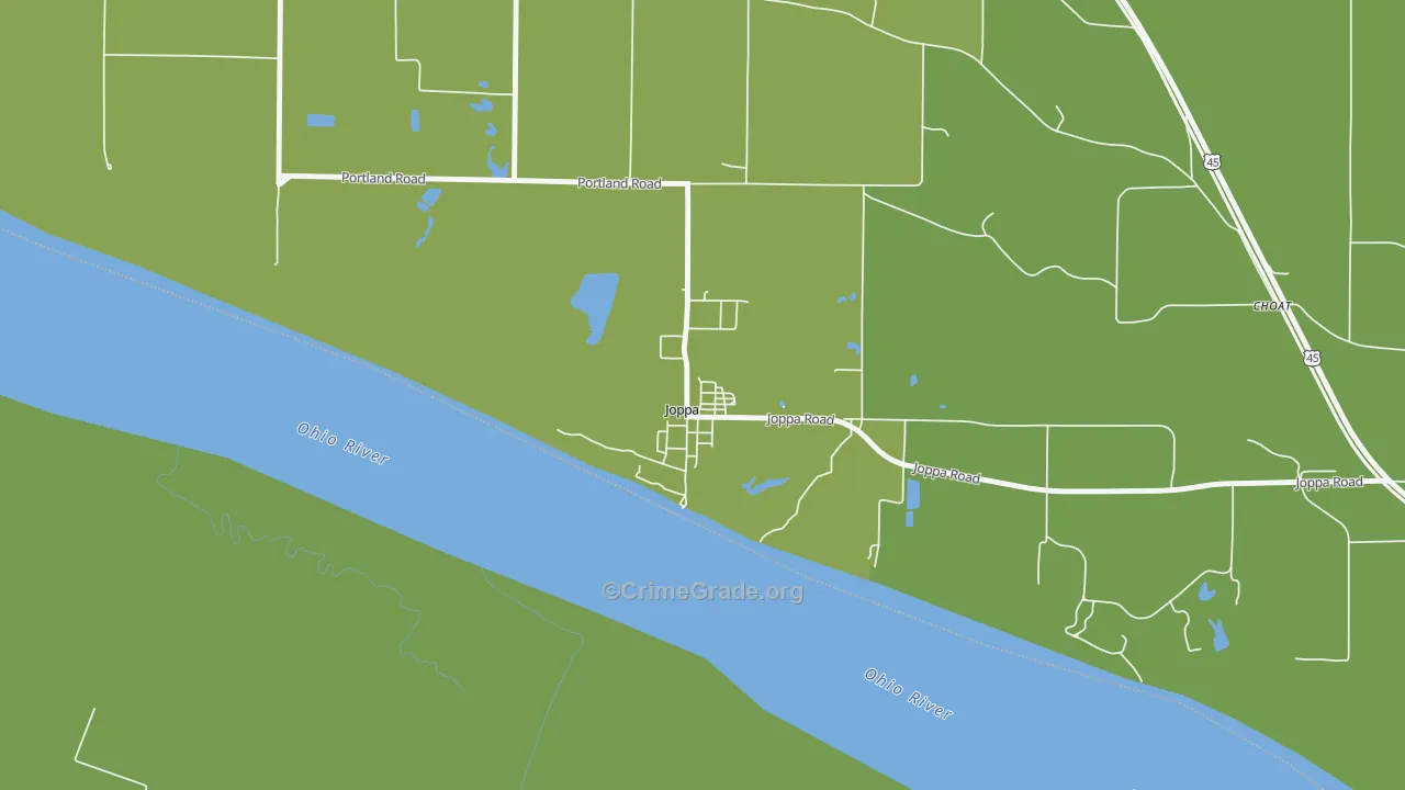 62953, IL Map of Theft Rates