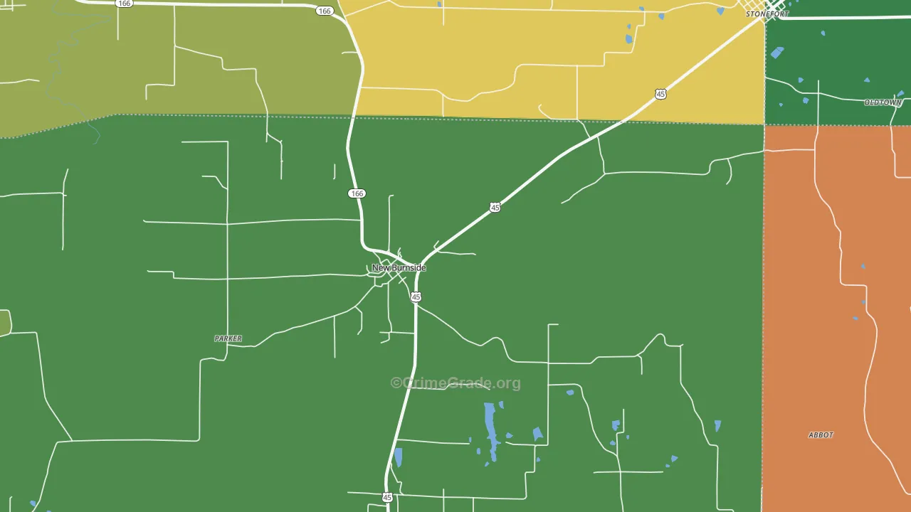 62967, IL Map of Theft Rates