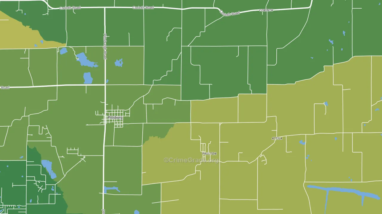 62974, IL Map of Theft Rates